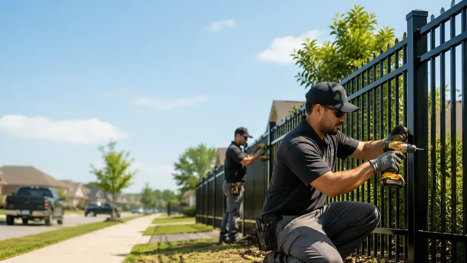 Metal Fence Installation in Hartsville, IN